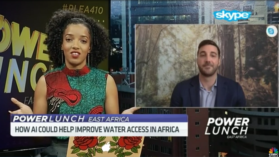 A U.S. water data expert sent to Liberia and Uganda shares his information technology solutions with audiences across Africa via CNBC.  