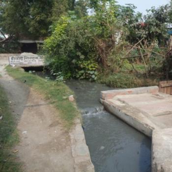 Before: Wastewater flowed untreated through this neighborhood, increasing the risk of waterborne and airborne diseases. Photo Credit: Center for Urban and Regional Excellence