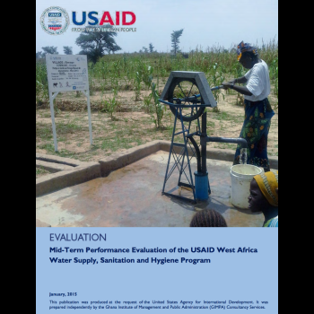 Mid-Term Performance Evaluation of the USAID West Africa Water Supply, Sanitation and Hygiene Program (WA-WASH)