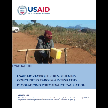 USAID:Mozambique Strengthening Communities Through Integrated Programming Performance Evaluation thumbnail