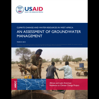Climate Change and Water Resources in West Africa: An Assessment of Groundwater Management