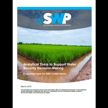 Analytical Tools to Support Water Security Decision-Making: Supporting Paper for SWP Toolkit Series