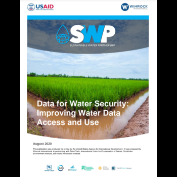 Data for Water Security: Improving Water Data Access and Use