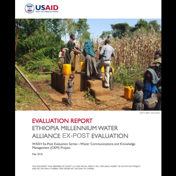 Ethiopia Millennium Water Alliance Activity Ex-Post Evaluation