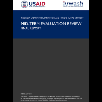 Indonesia Urban Water, Sanitation, and Hygiene (IUWASH) - Mid-term Evaluation