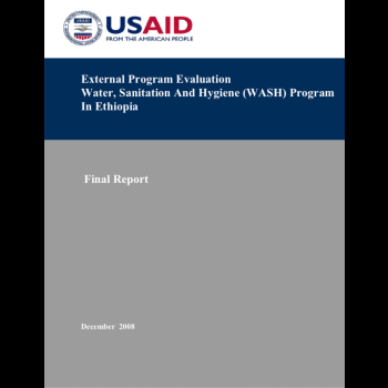 MWA Water, Sanitation And Hygiene (WASH) Program In Ethiopia – External Program Evaluation 