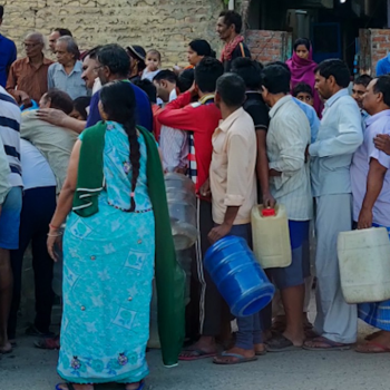 Waiting in line for water should be a thing of the past, not a portent of the future. Photo credit: Shutterstock
