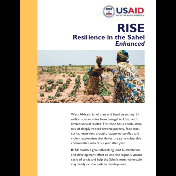 Resilience in the Sahel-Enhanced (RISE) Fact Sheet