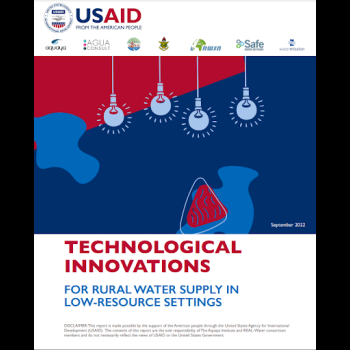 Technological Innovations for Rural Water Supply in Low-Resource Settings