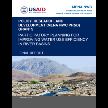 Participatory Planning for Improving Water Use Efficiency in River Basins