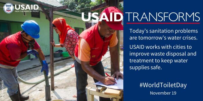 World Toilet Day 2018 pictogram. Photo credit: USAID/Indonesia IUWASH