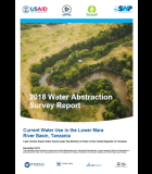 2018 Water Abstraction Survey Report, Lower Mara River Basin, Tanzania