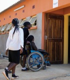USAID supports accessible latrines at schools, like this one at Bauleni Special Needs School in Zambia, to help keep girls in school. Photo credit: Water and Development Alliance/Zambia