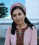 Lyale Orazova in Mary, Turkmenistan, June 2019. Photo credit: Petro Kotzé