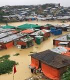 The camps in Cox's Bazar, Bangladesh, experience flooding associated with monsoon season. Credit: Anu Rajasingham/CDC