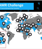 Global Participation: Countries that made commitments to the AMR challenge (as of December 11, 2019). Credit: CDC 