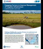Engaging Farmers to Improve Management of Irrigation Infrastructure