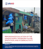 Ethiopia Transform WASH Performance Evaluation
