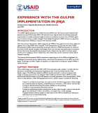 Experience with the Gulper Implementation in Jinja