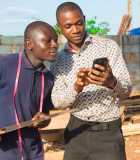 The widespread use of cellphones and increased access to mobile Internet is enabling the growth of financial technology (fintech) in the developing world. Photo credit: Shutterstock