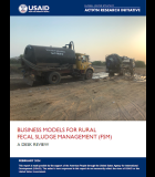 Business Models for Rural Fecal Sludge Management (FSM)