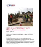 Lebanon Water Project (LWP): Midterm Performance Evaluation