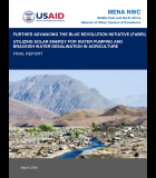 Utilizing Solar Energy for Water Pumping and Brackish Water Desalination in Agriculture - Final Report