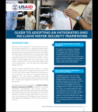 Guide to Adopting an Integrated and Inclusive Water Security Framework