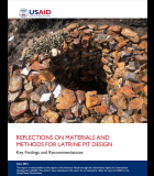 Reflections on Materials and Methods for Latrine Pit Design