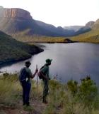 Resilient Waters protects and preserves biodiverse hotspots such as the Kruger to Canyons (K2C) Biosphere through support to community-based environmental monitors. Photo credit: Resilient Waters