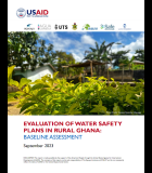 Evaluation of Water Safety Plans in Rural Ghana: Baseline Assessment