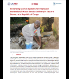 Enhancing Market Systems for Improved Professional Water Service Delivery in Eastern Democratic Republic of Congo