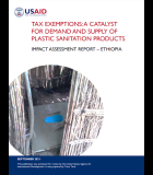Tax Exemptions: A Catalyst For Demand And Supply Of Plastic Sanitation Products
