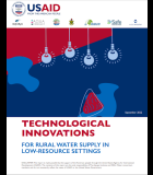 Technological Innovations for Rural Water Supply in Low-Resource Settings