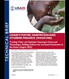 Tracking Water and Sanitation Financing in Kenya and Mozambique: Building Evidence for Increased Investments to the Sector (August 2022)
