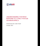 Understanding the WASH Response to COVID-19 in Sub-Saharan Africa: Madagascar Case Study