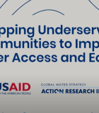 Mapping Underserved Communities to Improve Water Access and Equity