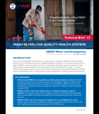 USAID Water and Development Series: WASH in HCFs for Quality Health Systems