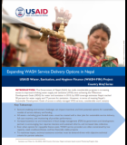 USAID's WASH-FIN Nepal Country Brief