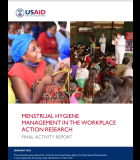 WASHPaLS Menstrual Hygiene Management in the Workplace Action Research – Final Activity Report